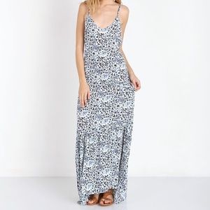 Flynn Skye Topanga Maxi Dress Blue Ivy Small